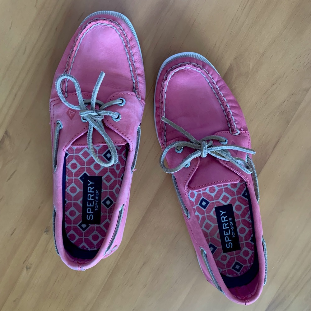 Sperry pink leather Top-Sider shoes